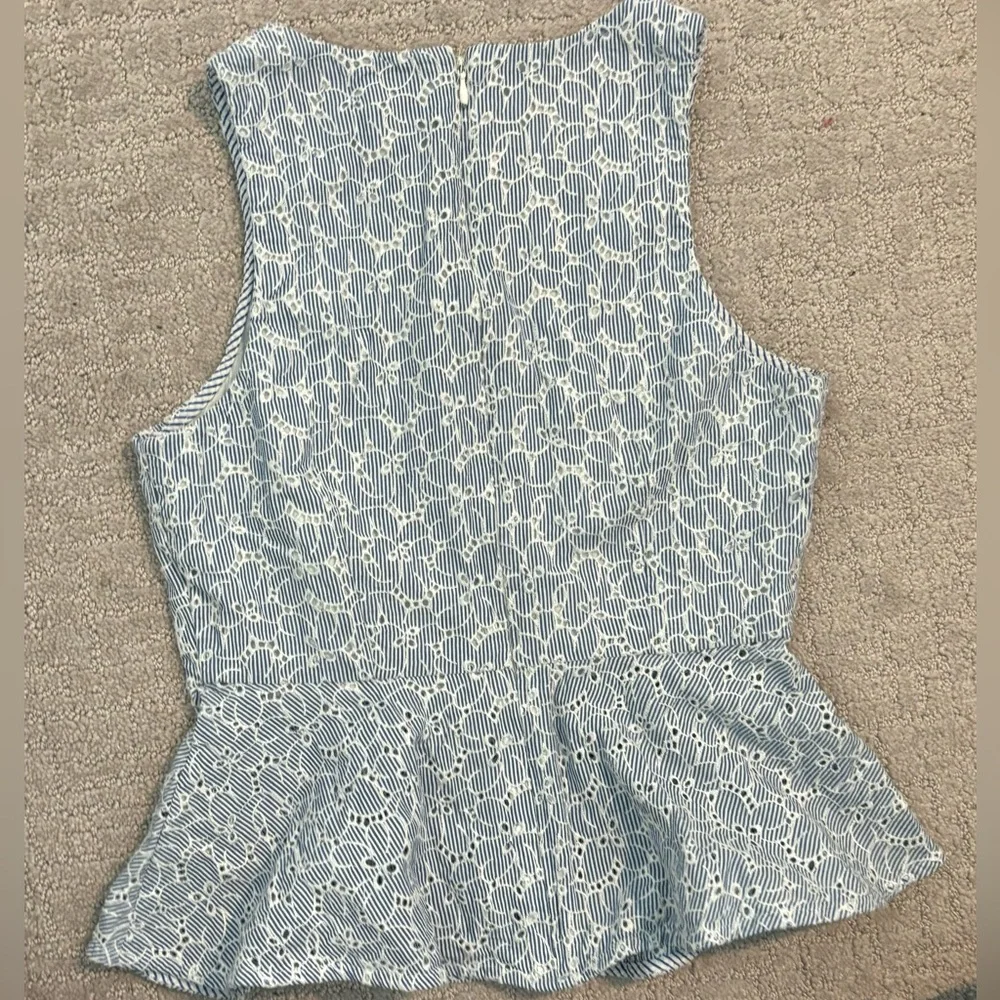 Anthropologie HD in Paris Peplum Blouse | Size 2 - Picture 5 of 5